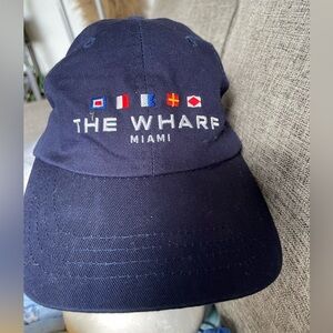 The Wharf Miami Yacht Club Embroidered Nautical Navy blue cap hat #knot working